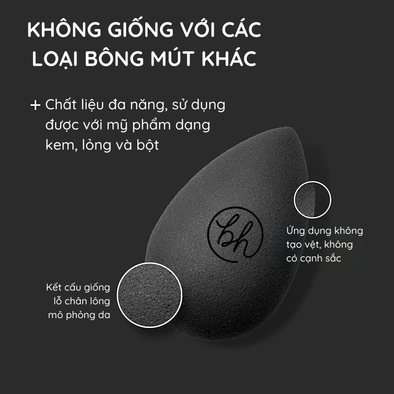 Mút Trang Điểm BH Cosmetics Miracle Complexion Size L BHM005